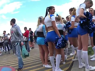 Tight-fisted Teenage Cheerleader Bootys!